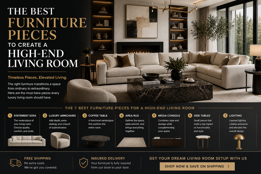 The Best Furniture Pieces to Create a High-End Living Room (2026 Guide)