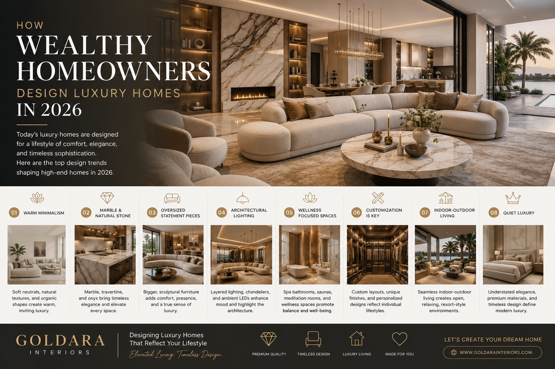How Wealthy Homeowners Design Luxury Homes in 2026
