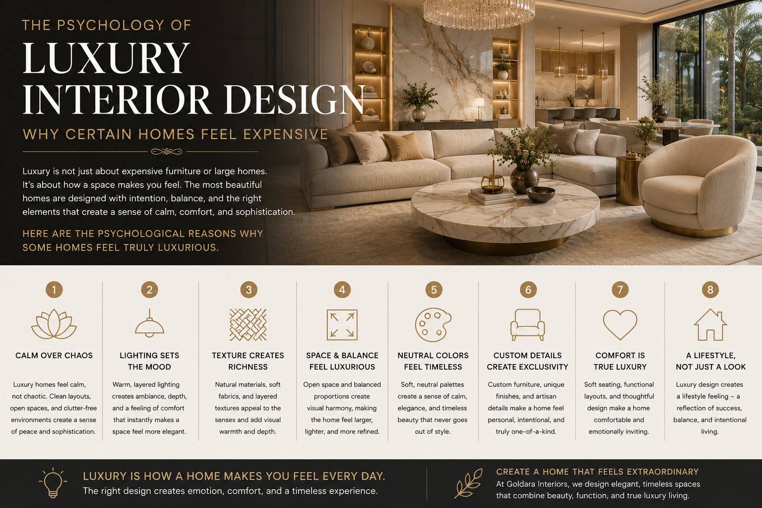 The Psychology of Luxury Interior Design: Why Certain Homes Feel Expensive