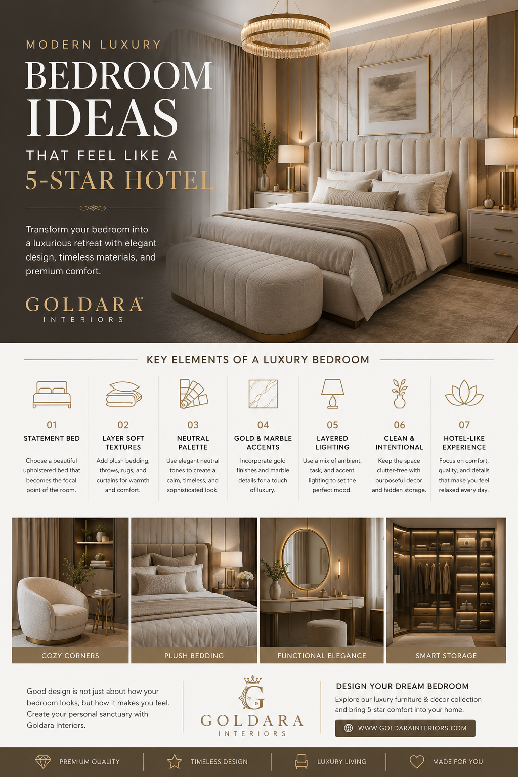 Modern Luxury Bedroom Ideas That Feel Like a 5-Star Hotel