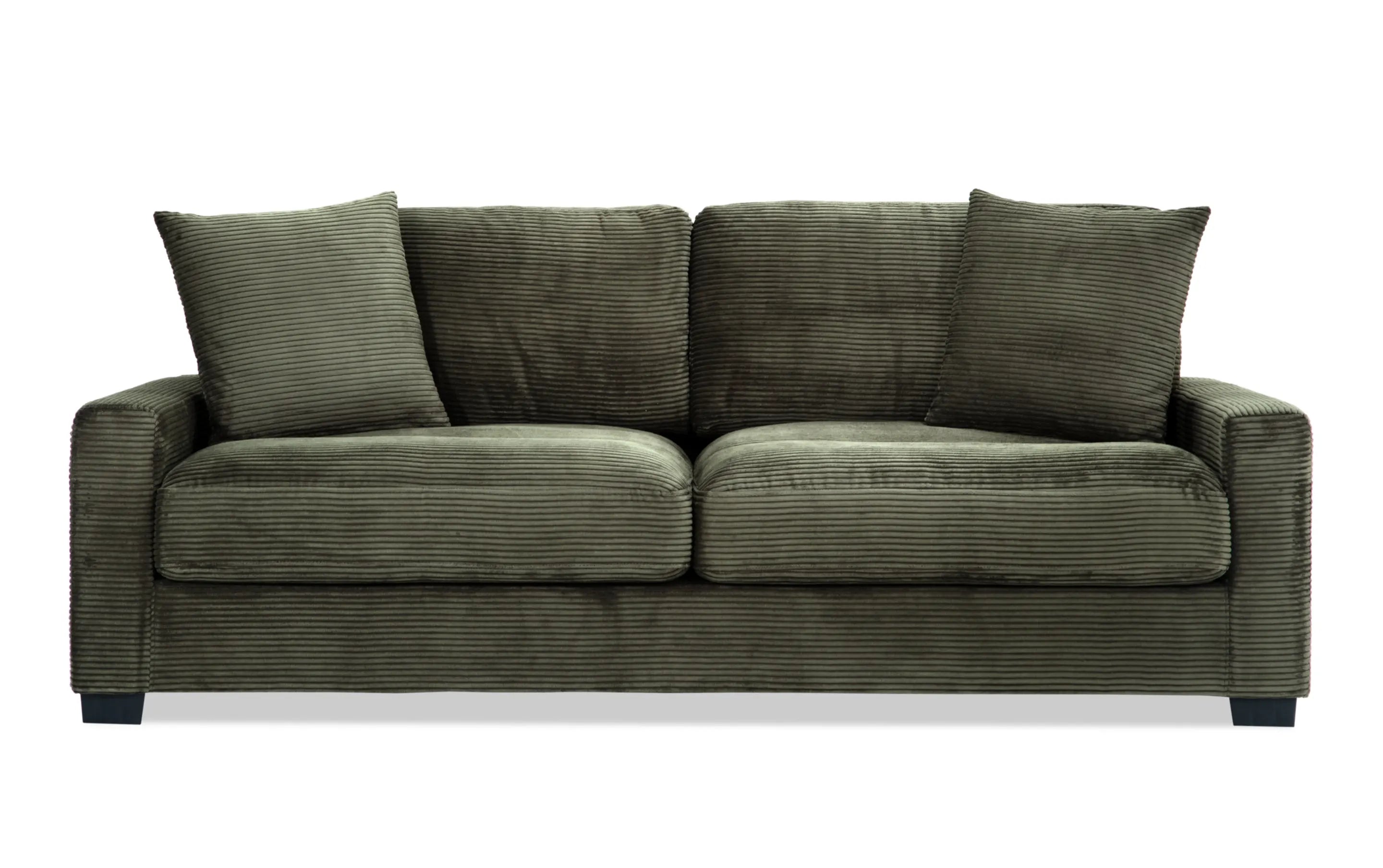 Aspen Forest 86" Bob-O-Pedic® Memory Foam Sofa