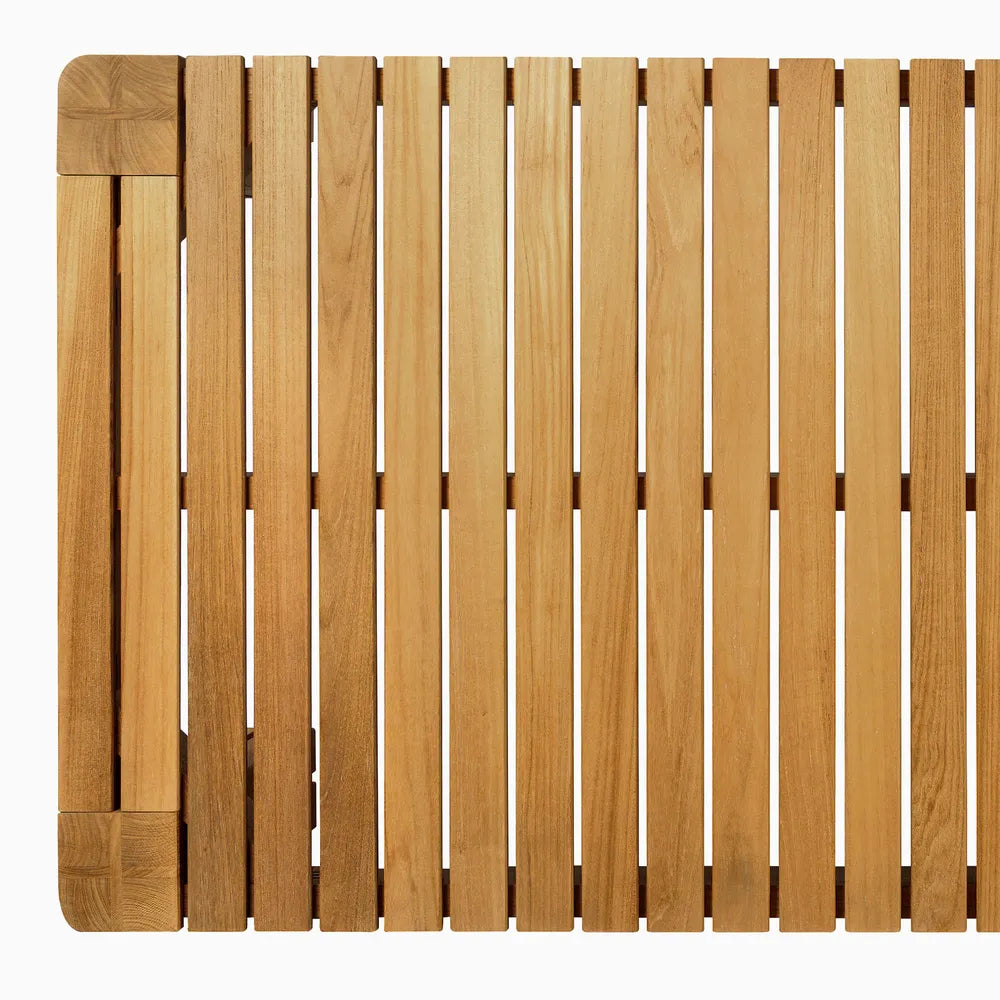 Arles 85" Outdoor Dining Table, Natural Teak