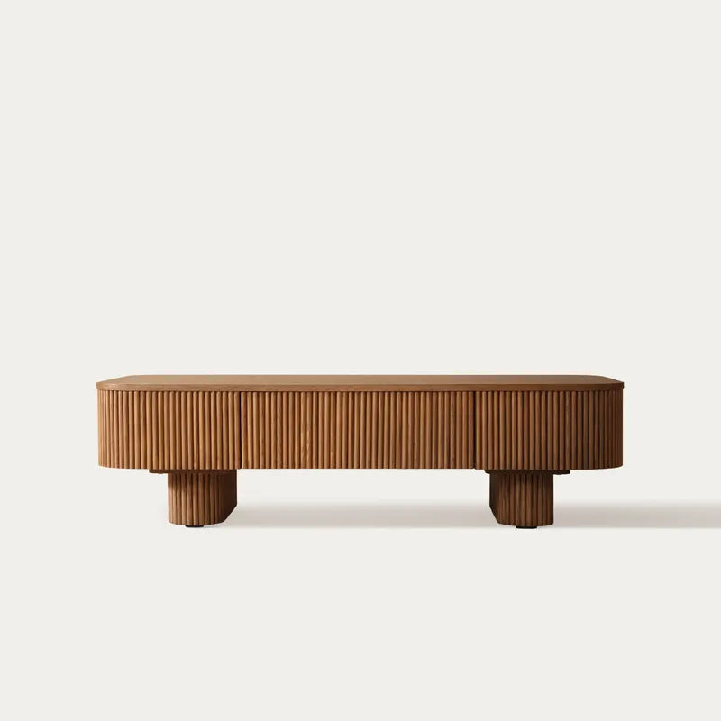 Marisol 55" Oak Coffee Table