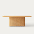 Eliseo 84" Dining Table, Natural Oak