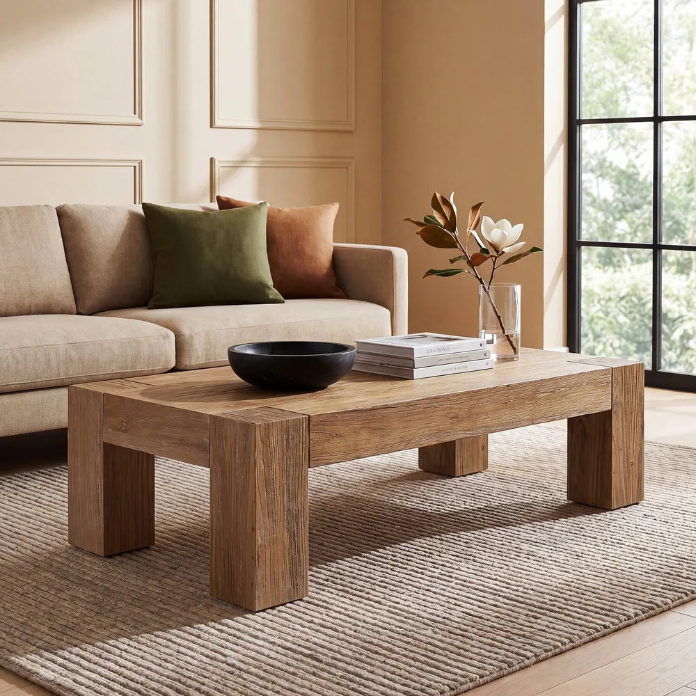 Woodie 57" Old Elm Coffee Table