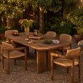 Hollis Reclaimed Teak Outdoor Dining Table