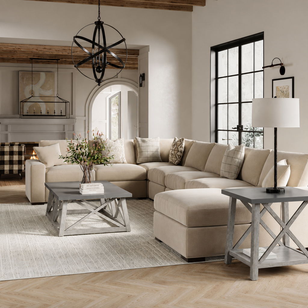 Conway Five-Piece Sectional with Chaise