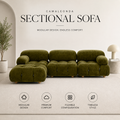 Camaleonda - Sectional Sofa - Olive Green