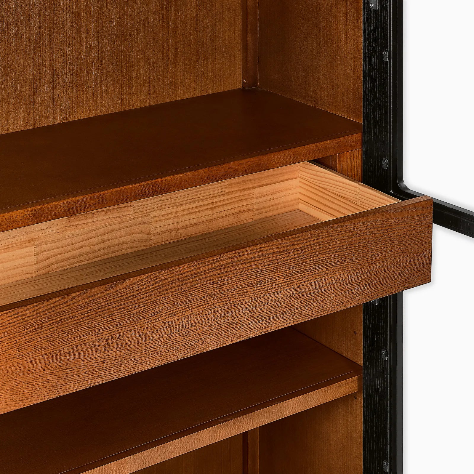 Lira 47" Oak Cabinet, Black Oak