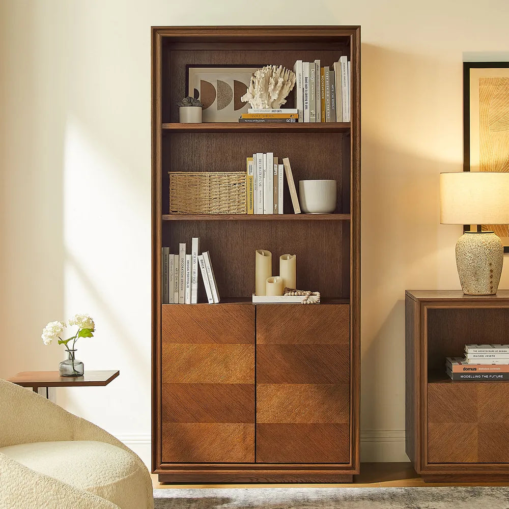 Thursen 36" Oak Bookcase