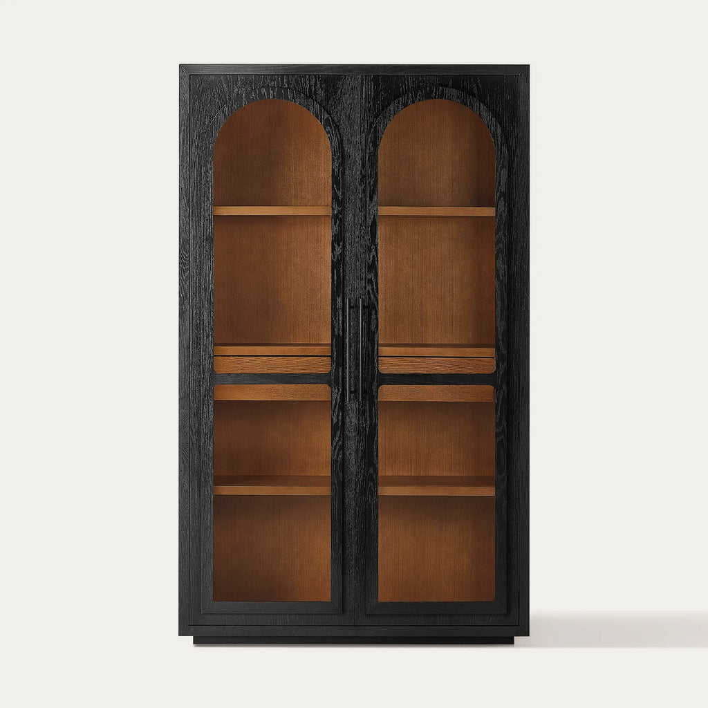 Lira 47" Oak Cabinet, Black Oak