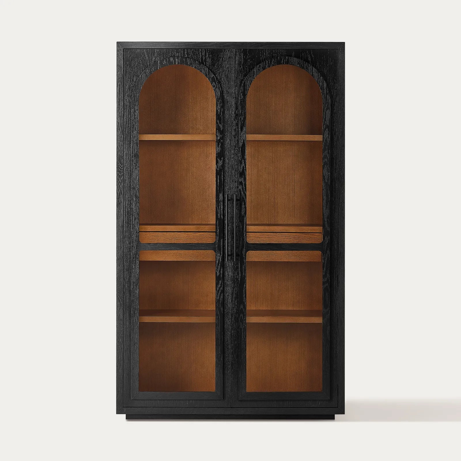 Lira 47" Oak Cabinet, Black Oak