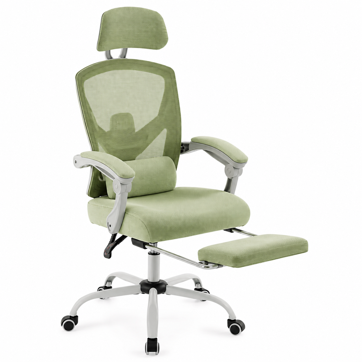 Ergonomic Reclining High-Back Mesh Gaming Chair – Swivel Rolling Chair with Lumbar Support
